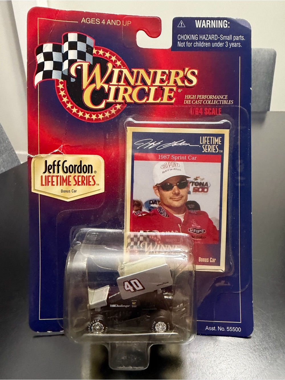 Jeff Gordon lifetime series 1987 Sprint car new in package – limited edition.